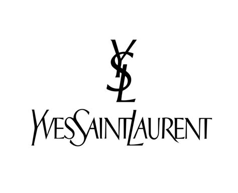 ysl black logo.